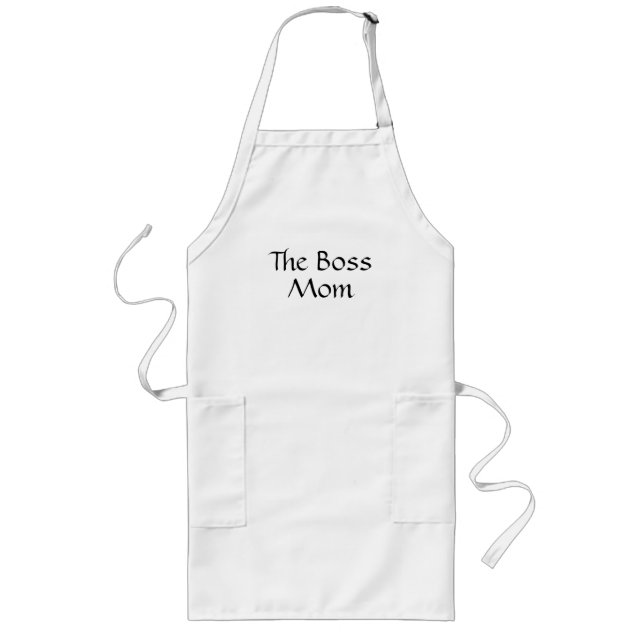 Tablier Long Personnaliser Apron - Le patron (Devant)