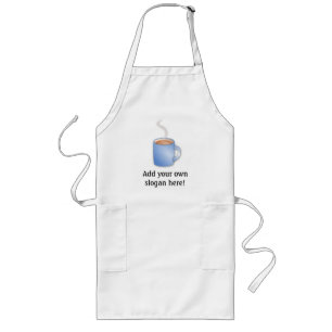 Tablier Long Personnaliser de ce graphique Mug of Coffee