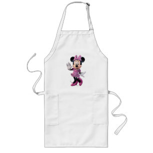 Tablier Long Pink Minnie   Pose mûre