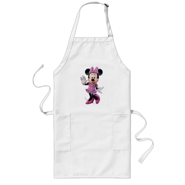 Tablier Long Pink Minnie | Pose mûre (Devant)