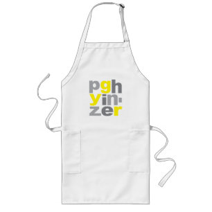 TABLIER LONG PITTSBURGH YINZER APRON