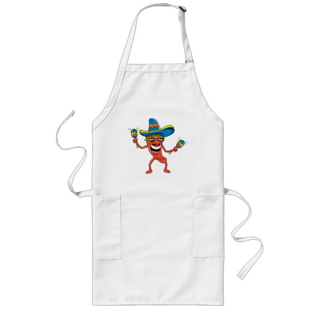 Tablier Long Poivre de piment mexicain (Devant)