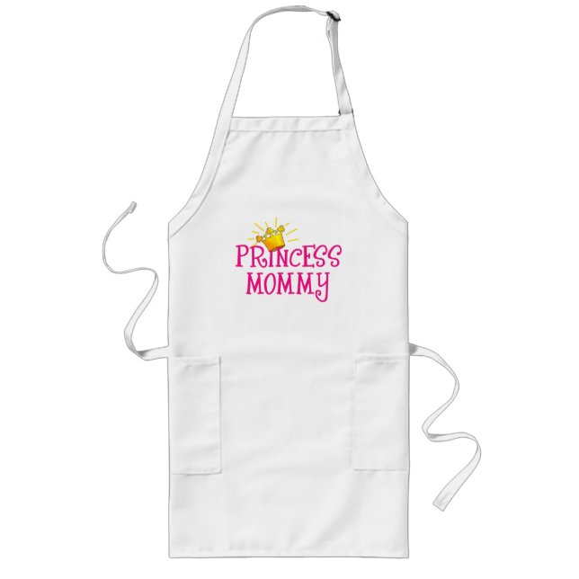 Tablier Long Princesse Mommy T-shirts, cadeaux (Devant)