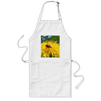 Tablier Long Printemps Ladybird sur le pissenlit