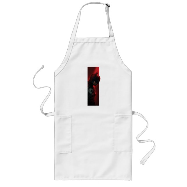 Tablier Long Profil Batman Red Bar (Devant)