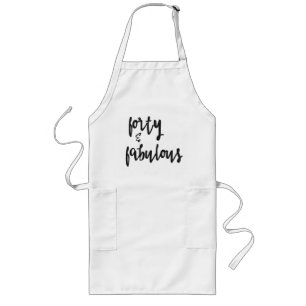 Tablier Long Quarante et fabuleux - 40e anniversaire Apron