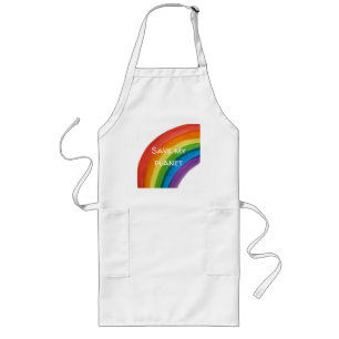 Tablier Long RAINBOW Sauvegarder ma planète (personnalisable)