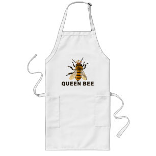 Tablier Long Reine Bee Gold Crown