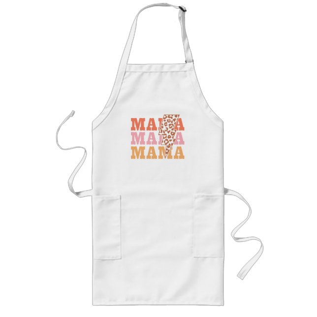 Tablier Long Répétition Rustique "Mama" (Devant)