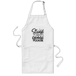 Tablier Long Reposez-vous Je vais cuisiner