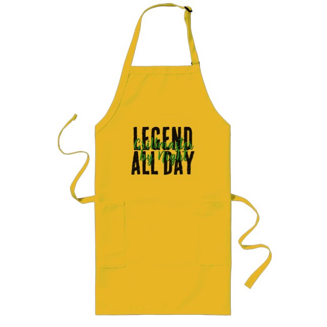 Tablier Long Roi barbecue ultime | Cadeau Grillmaster | Citatio (Devant)