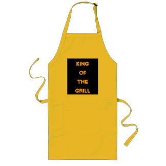 TABLIER LONG ROI OF THE GRILL APRON