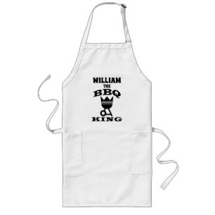 Tablier Long Roi personnalisé (BBQ) de barbecue