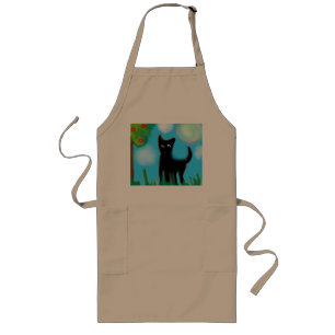 Tablier Long Sérieux chat