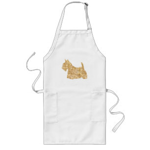 Tablier Long Silhouette de Scottish Terrier roux
