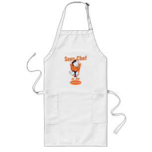 Tablier Long Sous Chef de jour, Superhero de nuit
