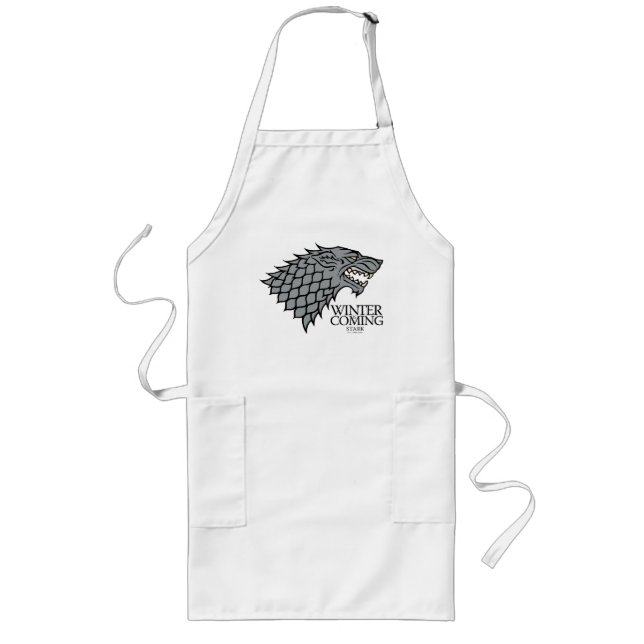 Tablier Long Stark Sigil - L'Hiver Arrive (Devant)