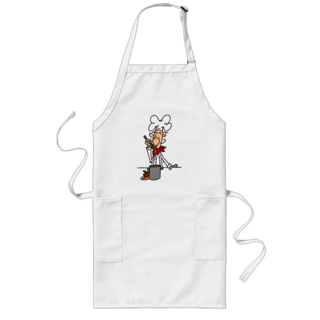 Tablier Long T-shirts et cadeaux de chef de soupe (Devant)