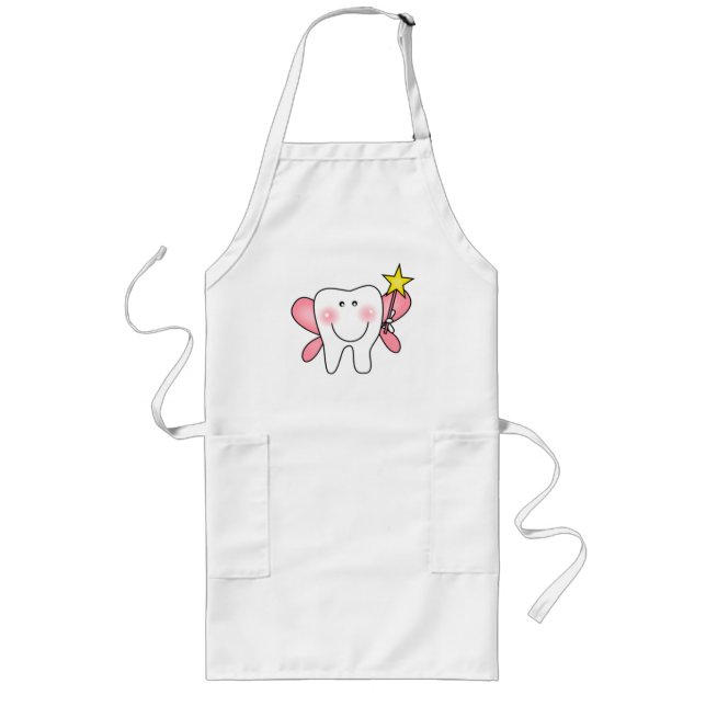 Tablier Long T-shirts et cadeaux de fée de dent (Devant)