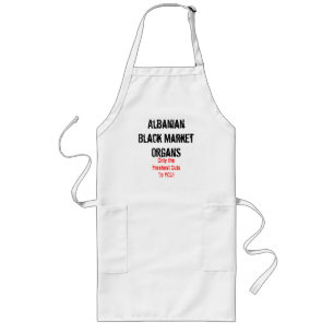 Tablier Long Tablier albanais d'organes de marché noir