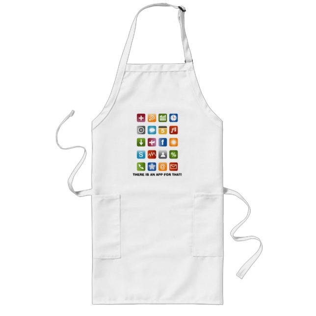 Tablier Long Tablier amusant pour hommes et femmes | Graphique  (Devant)