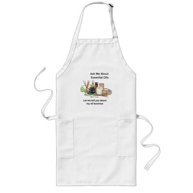 Tablier Long Tablier d'affaires des huiles essentielles (Devant)