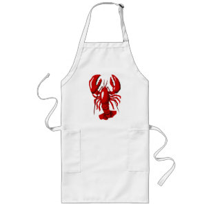 Tablier Long Tablier de homard rouge