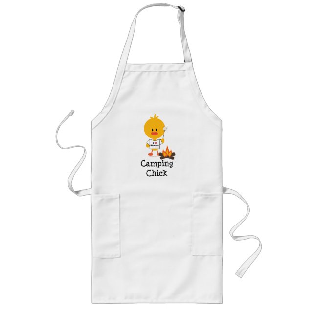 Tablier Long Tablier de poussin de camping (Devant)