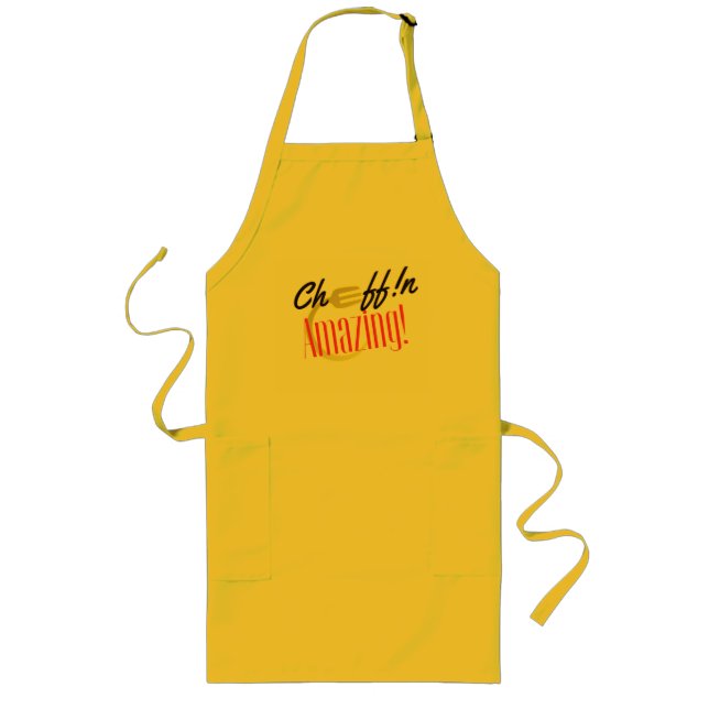 Tablier Long Tablier d'impression tout-en chef (Devant)