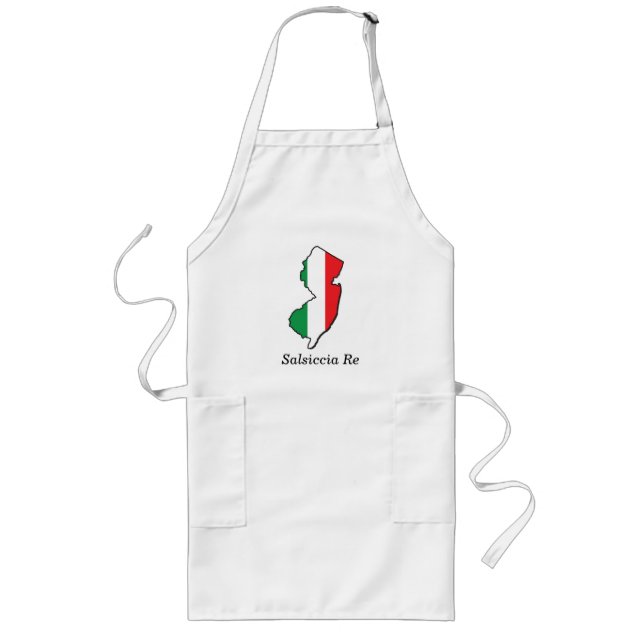 Tablier Long Tablier du BBQ de peu d'hommes de l'Italie (Devant)