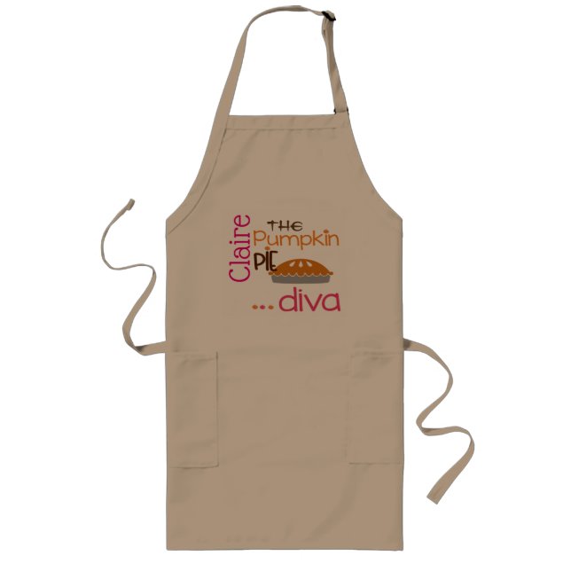 Tablier Long Tablier fait sur commande de diva de tarte de (Devant)