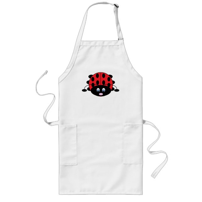 Tablier Long Tablier mignon de coccinelle (Devant)