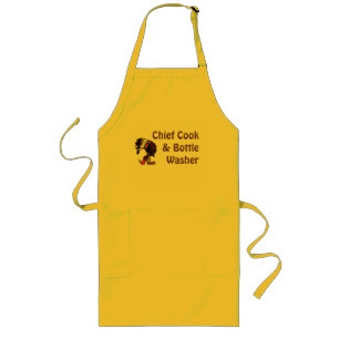 Tablier Long Tablier mignon en chef de cadeau d'associé de