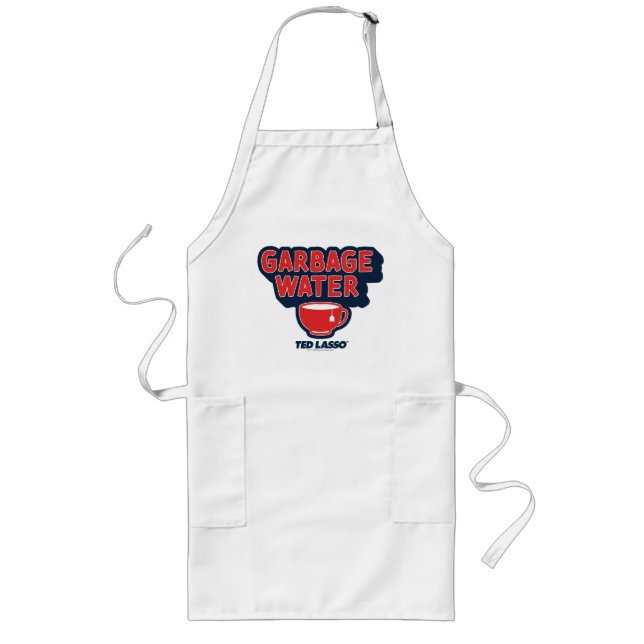 Tablier Long Ted Lasso | Graphique de thé à l'eau des ordures (Devant)