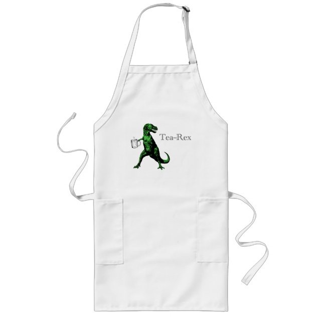 Tablier Long Thé potable de Rex de Tyrannosaurus d'amusement : (Devant)