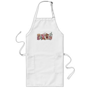 Tablier Long Thème du Café Lover Western Cowboy