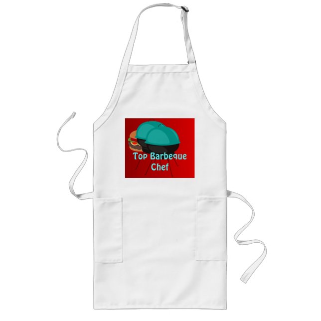 Tablier Long Top Chef Barbeque > Drôle Sayings Cuisines Tablier (Devant)