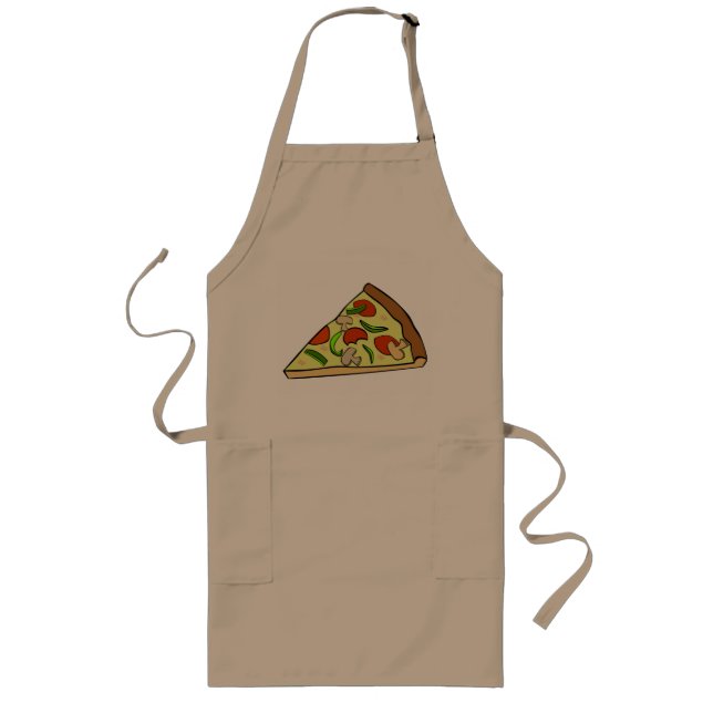 Tablier Long Tranche du tablier des hommes de pizza (Devant)