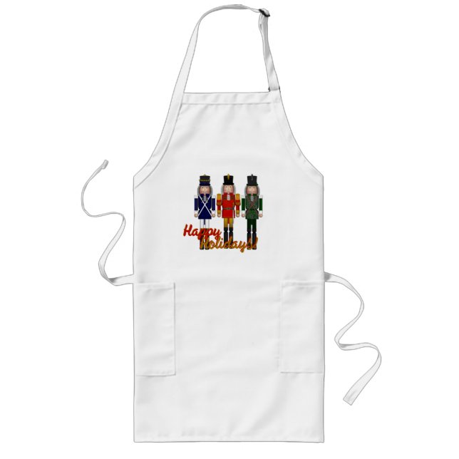 Tablier Long Trio-Rouge-APRON (Devant)