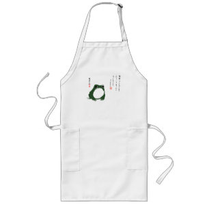 Tablier Long Triste grenouille japonaise crapaud du XIXe siècle