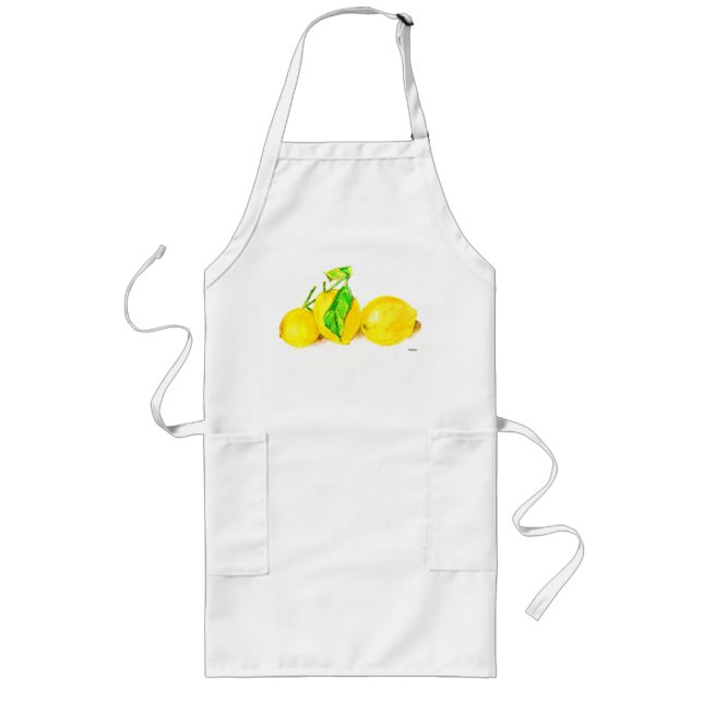Tablier Long trois citrons (Devant)