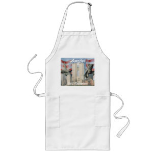 Tablier Long Twin Towers 9/11 Aéron du souvenir