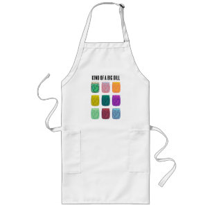 Tablier Long Un genre de Big Dill Drôle Colorful Pickles Papa P