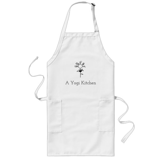 Tablier Long Une cuisine Aprob de yogi (Devant)