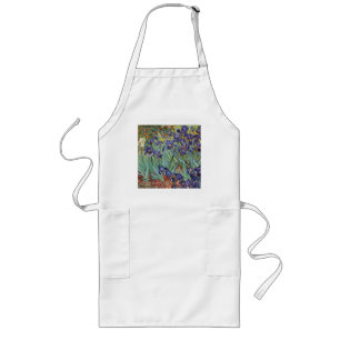 Tablier Long Van Gogh Irises Peinture impressionniste