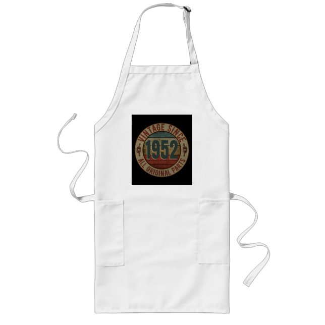 TABLIER LONG VINTAGE SINCE 1952 (Devant)