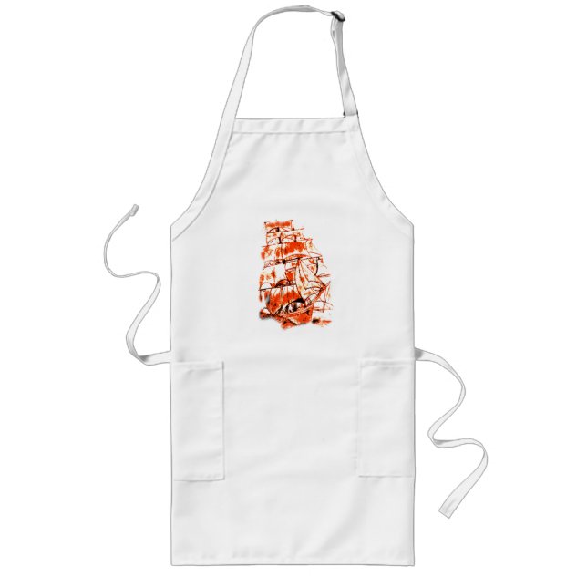 Tablier Long Voilier Apron (Devant)