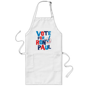 Tablier Long Vote pour l'élection 2012 de Ron Paul