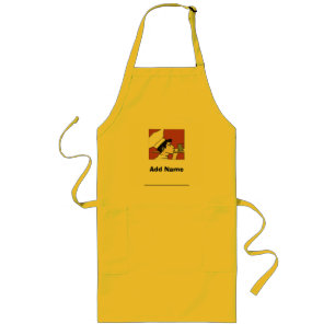 Tablier Long Young Chef Apron, ajoutez le nom