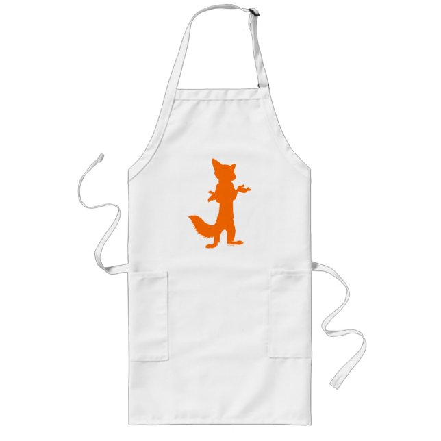 Tablier Long Zootopia | Nick Wilde Silhouette (Devant)